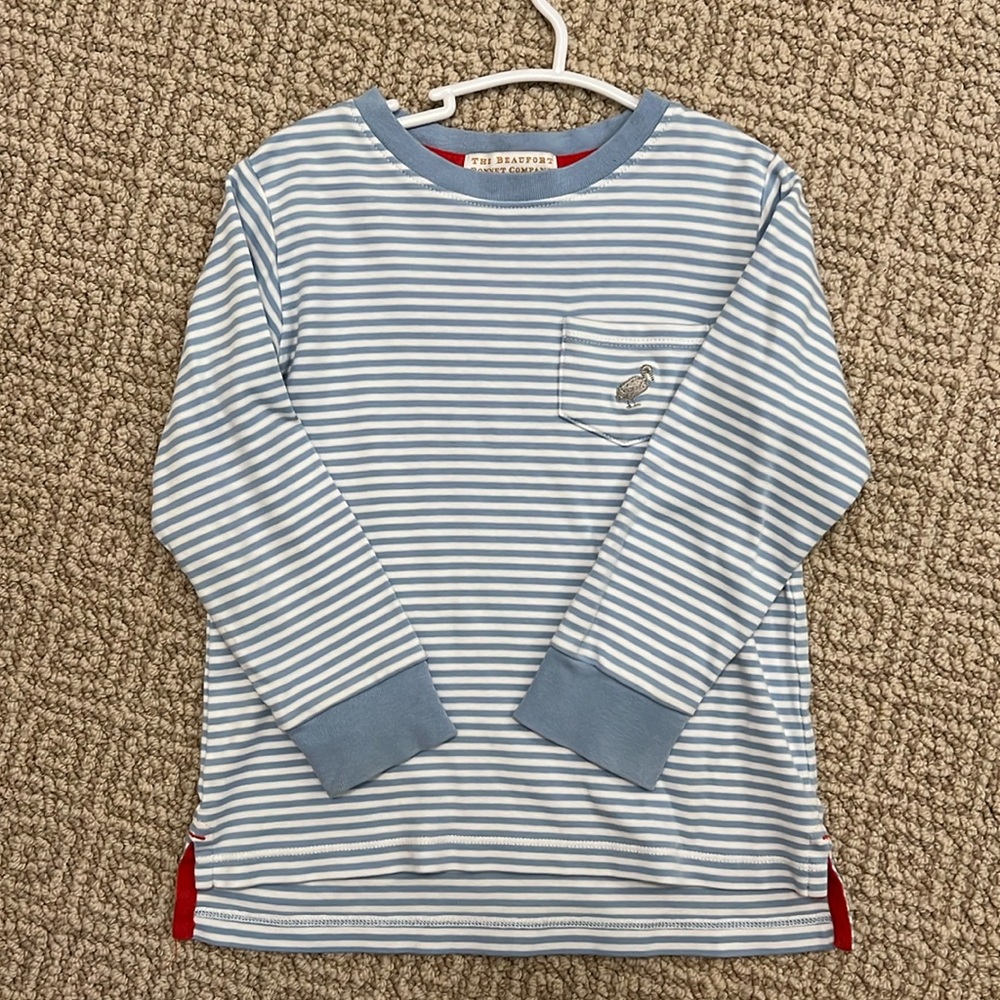 The Beaufort Bonnet Company boys stripe shirt size 4T